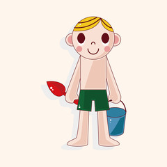 swimmer theme elements