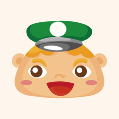 policeman theme elements