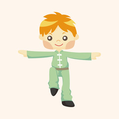 Kung fu theme elements