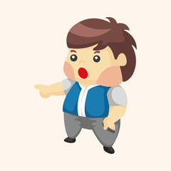 family boy character theme elements