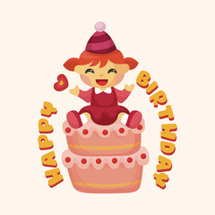 birthday decorating cake theme elements