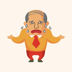 Office workers theme elements