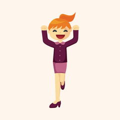 Office workers theme elements