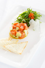 salmon tartar