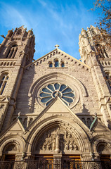 Fototapeta na wymiar Cathedral of the Madeleine Salt Lake City Utah