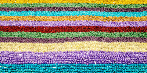 Obraz premium Striped coloured mat