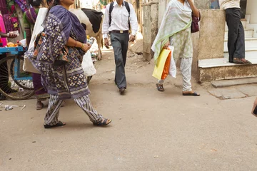 Kissenbezug Straßenszene Indien © ethursday