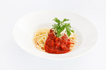 pasta with tomato sauce