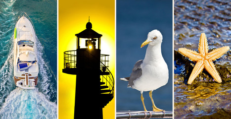 Adriatic sea collage