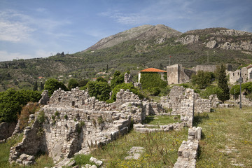 Fototapeta na wymiar Ruins of Old Bar, Montenegro