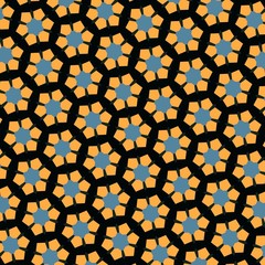 pattern illustration of abstract flowers