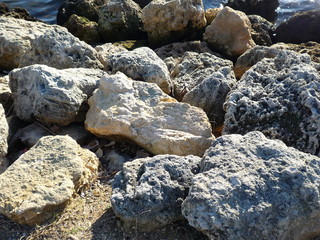 Background of the rough stone rock texture