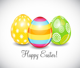 Beautiful Easter Egg Background Vector Illustration