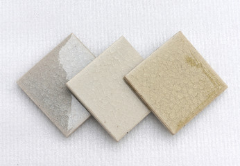 Natural color set swimming pool glass crack texture tile
