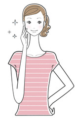 女性　スキンケア