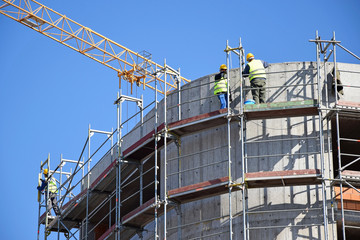 Construction of a new high building