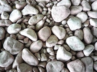 Various size of pebble stones Texture Background
