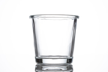 The Empty glass bottle.