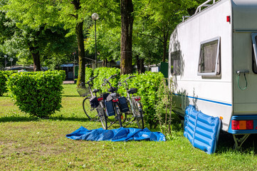 Caravan camping site