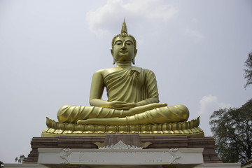 Fototapeta premium Art and statues of Buddha in Buddhism.