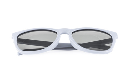 Fototapeta premium White sun glasses isolated