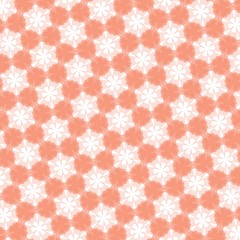 pattern illustration of abstract flowers