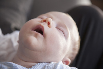 face newborn sleeping