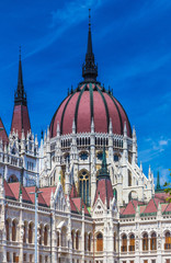 Obraz premium Budapest Parliament Building, Hungary, Europe