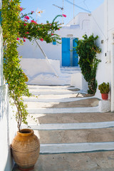 Fototapeta na wymiar Plaka village, Milos island, Cyclades, Greece