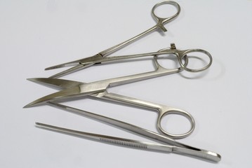 Medical equipment Scalpel Surgical tools kit...
