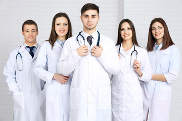 Fototapeta premium Medical workers in hospital