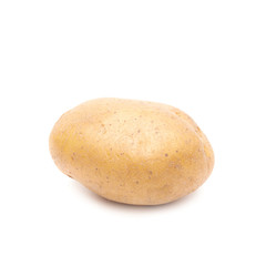 Brown potato isolated