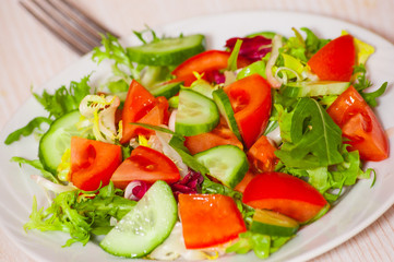 fresh vegetables salad