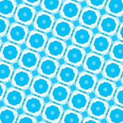 pattern illustration of abstract flowers