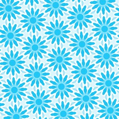 pattern illustration of abstract flowers