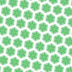 pattern illustration of abstract flowers