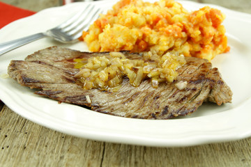 steak à l'échalote