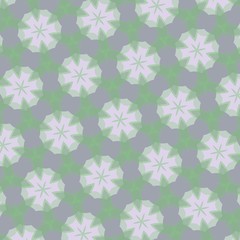 pattern illustration of abstract flowers