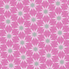 pattern illustration of abstract flowers