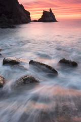 Seascape in Costa brava