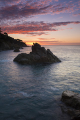 Seascape in Costa brava