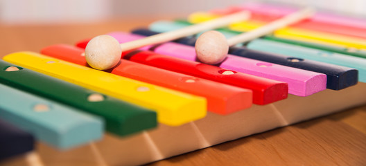 colorful wooden xylophone