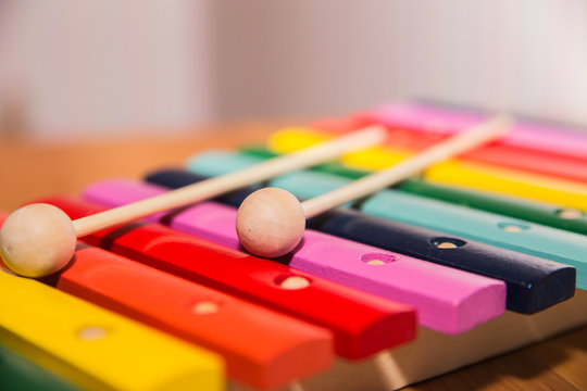colorful wooden xylophone