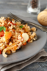 Tasty Risotto with vegetables