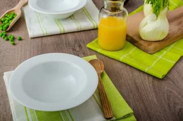 Preparing spring soups