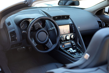 Interior eines Roadsters