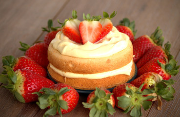 strawberry cake