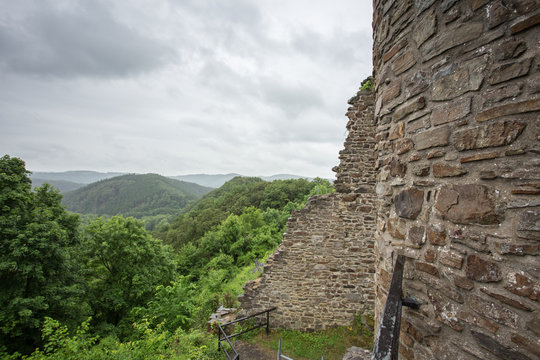castle ruin old windeck germany