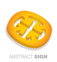 Communication concept with arrows