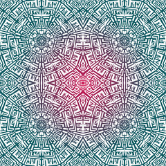 Seamless geometric background in ethnic style